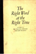 <em>The</em> Right Word at <em>the</em> Right Time