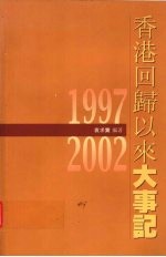 香港回归以来大事记  1997-2002
