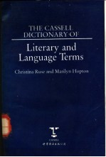 <em>The</em> Cassell Dictionary <em>of</em> Literary and <em>Language</em> Terms
