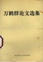 <em>万</em>鹤群论文选集