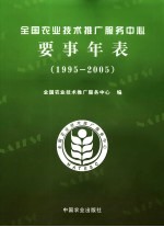 全国农业<em>技术</em><em>推广</em>服务<em>中心</em>要事年表  1995-2005
