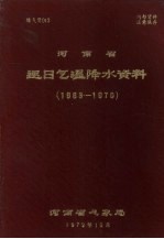 河南省逐日气温降水资料  建站  1970