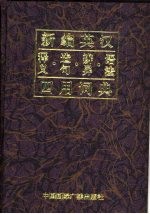 <em>新编</em>英汉释义、造句、辨异、语法四用词典