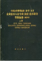 企业<em>技术</em>人员专业  岗位  <em>技术</em>职务等级标准  通用  上