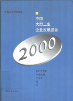中国大型工业企业发展报告  <em>2000</em>年  世纪之交的中国大型工业企业