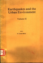 EARTHQUAKES AND THE URBAN ENVIRONMENT <em>VOLUME</em> <em>2</em>