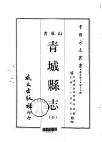 青城县志  全