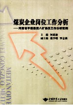 煤炭企业岗位工作分析  河南省平煤集团八矿岗位工作分析实例