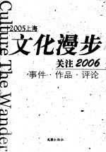 2005上海文化漫步  关注2006  事件·作品·评论