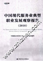 现代服务业典型职业发展观察报告  2010