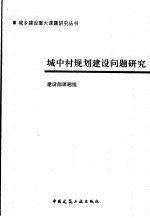 城中<em>村</em>规划建设问题研究