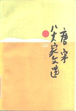<em>唐</em>宋八大家文选