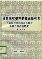 谁是国有资产的真正所有者  全民所有制内在矛盾及分权式股份制研究
