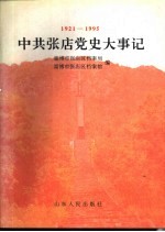 中共张店党史大事记  1921-1995
