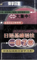<em>日语</em>基础<em>语法</em>一目了然