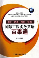 国际工程实务英语百事通  词汇·短语·例句·范例