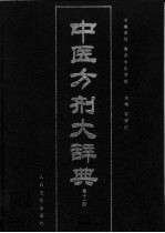 中医方剂大辞典  第11册  索引