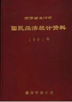 河南省<em>焦<em>作市</em></em>国民经济统计资料  1991