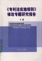 《专利法实施细则》修改专题研究报告  下
