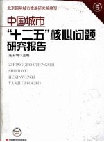 中国城市“十二五”核心问题研究报告  5