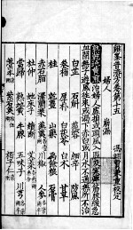 鸡峰普济方  卷15