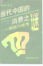 当代中国的消费之谜  困惑与思考