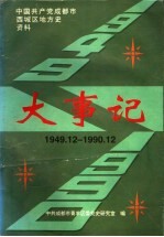 中国共产党成<em>都市</em>西城区地方史资料  大事记