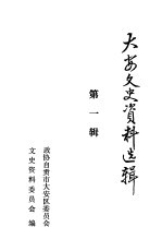 大安文史资料选辑  第1辑