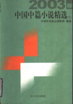 2003年中国中篇小说精选  上
