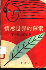 情感世界的探索  <em>丁一</em>散文诗合集