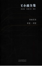 王<em>小波</em>全集  第5卷  长篇小说  剧本  寻找无双  东宫·西宫