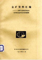 金矿资料汇编  美国专家<em>帕里</em>希先生对川西北金矿技术咨询资料