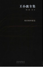 王<em>小波</em>全集  第2卷  杂文  我的精神家园