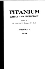 TITANIUM <em>SCIENCE</em> AND <em>TECHNOLOGY</em>  VOLUME1-4  1984