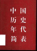 <em>中国</em>历史年代简表