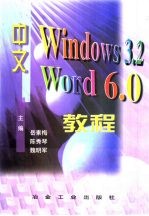 中文Windows 3.2 Word <em>6.0</em><em>教程</em>