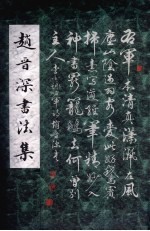 赵晋深<em>书<em>法集</em></em>