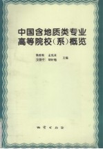 中国含地质类专业高等院校  系  概览