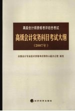 高级<em>会计</em>实务科目<em>考试</em>大纲  2007年