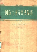 国际十进分类法简表  <em>自然</em><em>科学</em><em>和</em>应用<em>科学</em>部分