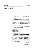 <em>蒲<em>松龄</em></em>全集  第3册  蒲氏世系表