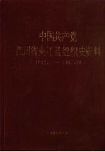 <em>中国</em>共产党四川省夹江县组织史资料  1932.11-1987.10