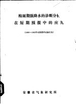 梅雨期强降水的诊断分析在短期预报中的<em>应用</em>  1980-1982年汛期暴雨试验总结