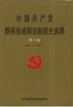 中国共产党陕西省咸阳市组织史资料  第3卷  1993.6-1998.5