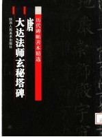 <em>唐</em>大达法师玄秘塔碑