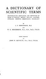 <em>A</em> DICTION<em>A</em>RY <em>OF</em> SCIENTIFIC TERMS