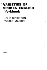 VARIETIES <em>OF</em> SPOKEN ENGLISH <em>WORKBOOK</em>