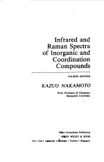 INFRARED AND <em>RAMAN</em> <em>SPECTRA</em> OF INORGANIC AND COORDINATION COMPOUNDS