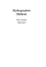 HYDROGEN<em>A</em>TION METHODS