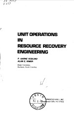 UNIT O<em>P</em>ERATIONS IN RESOURCE RECOVERY ENGINEERING